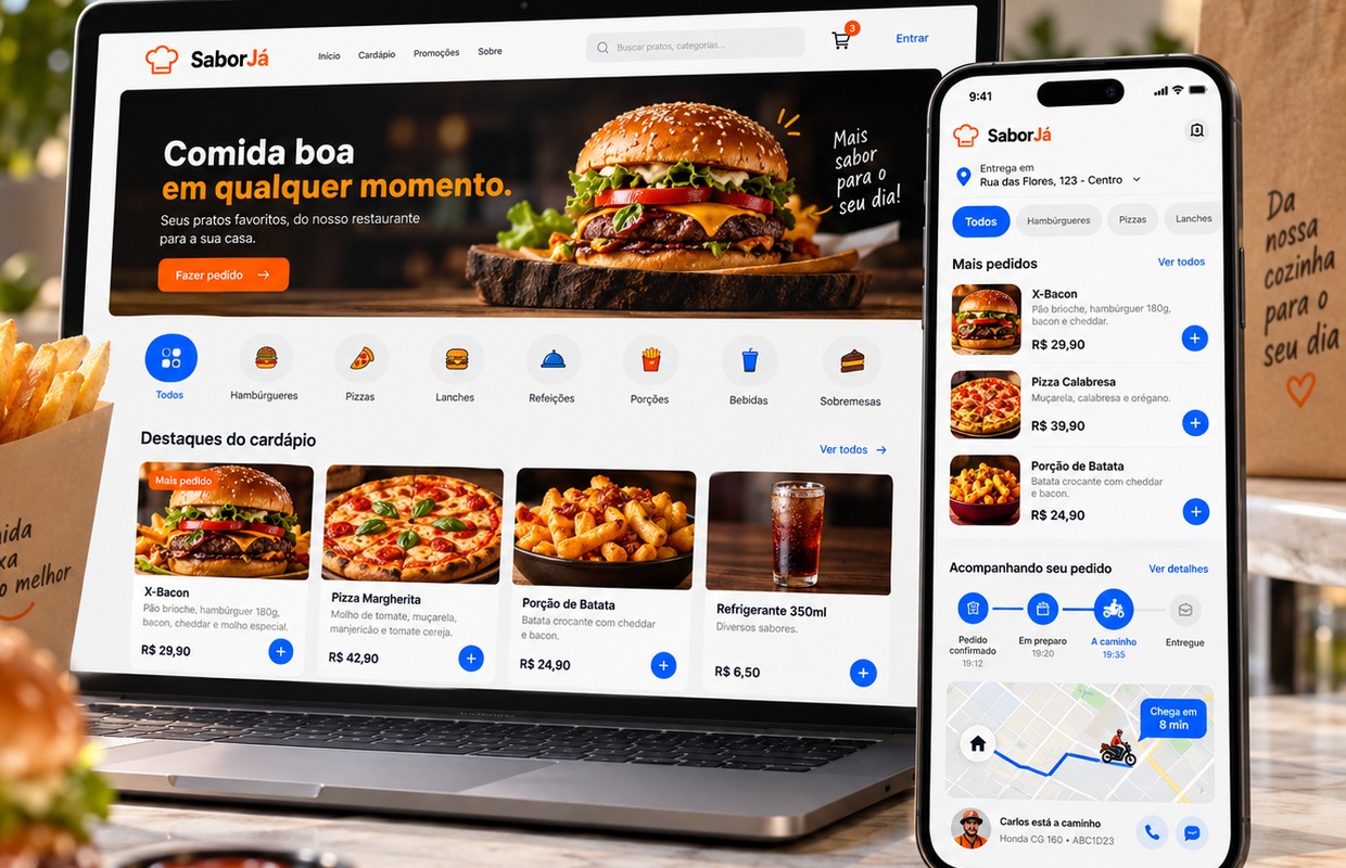Sistema para Delivery — Lanchonetes